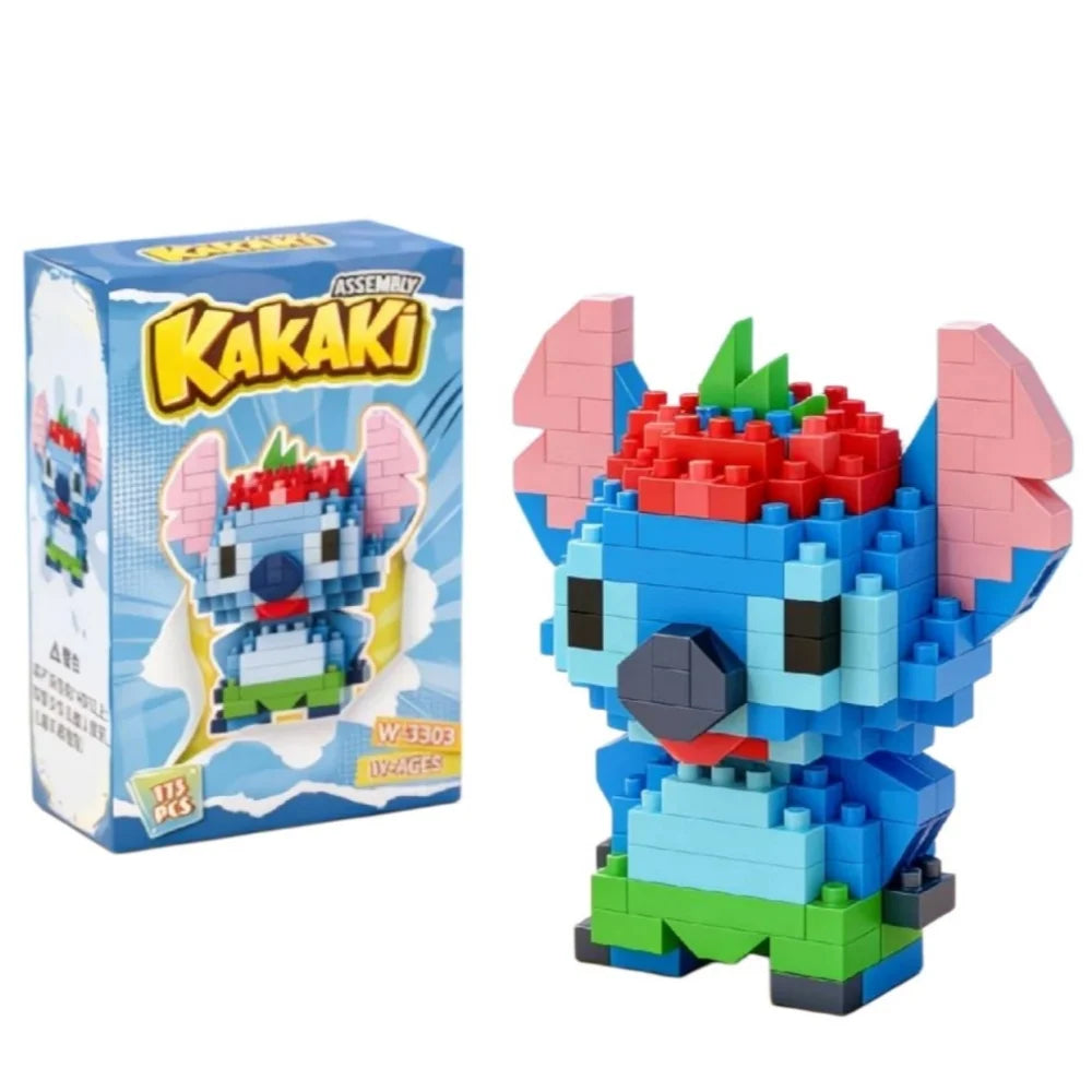 Cute Cartoon Mini Building Blocks Set – Disney & Sanrio Character Bricks