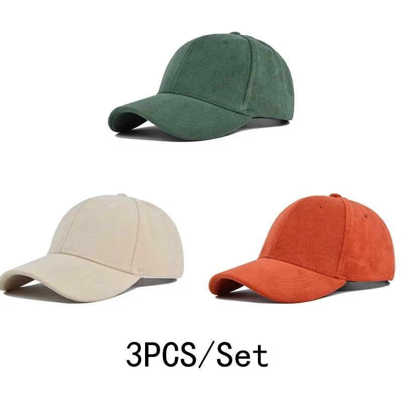 Unisex Adjustable Baseball Cap – Solid Retro Snapback Hat for Men & Women