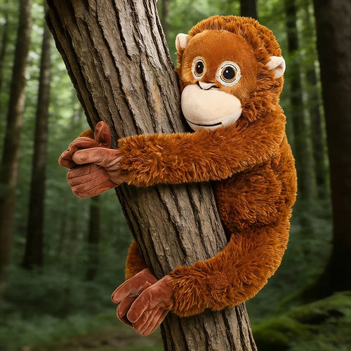 Monkey Stuffed Plush Toy – Soft Gorilla Cuddle Doll 12–35in