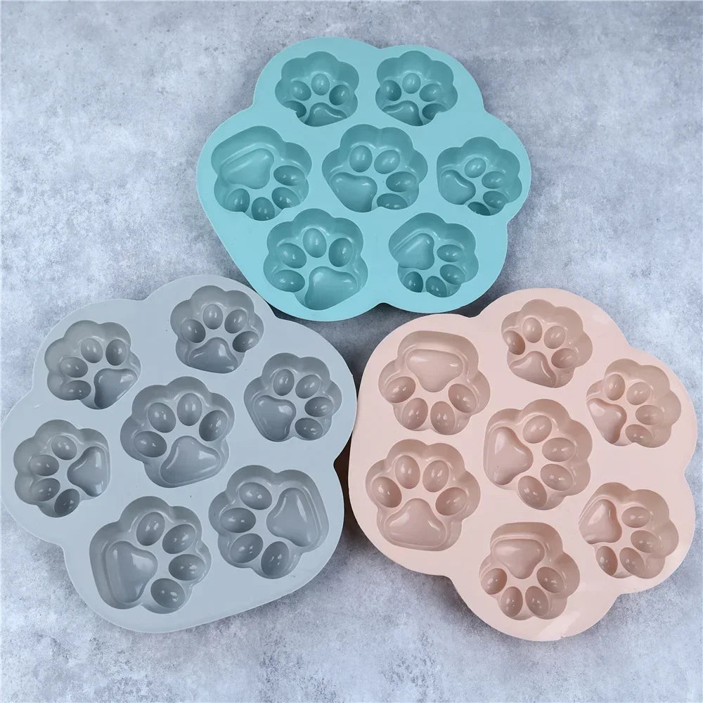 3D Bear & Cat Claw Silicone Mold – Chocolate, Candy & Fondant Baking Mould
