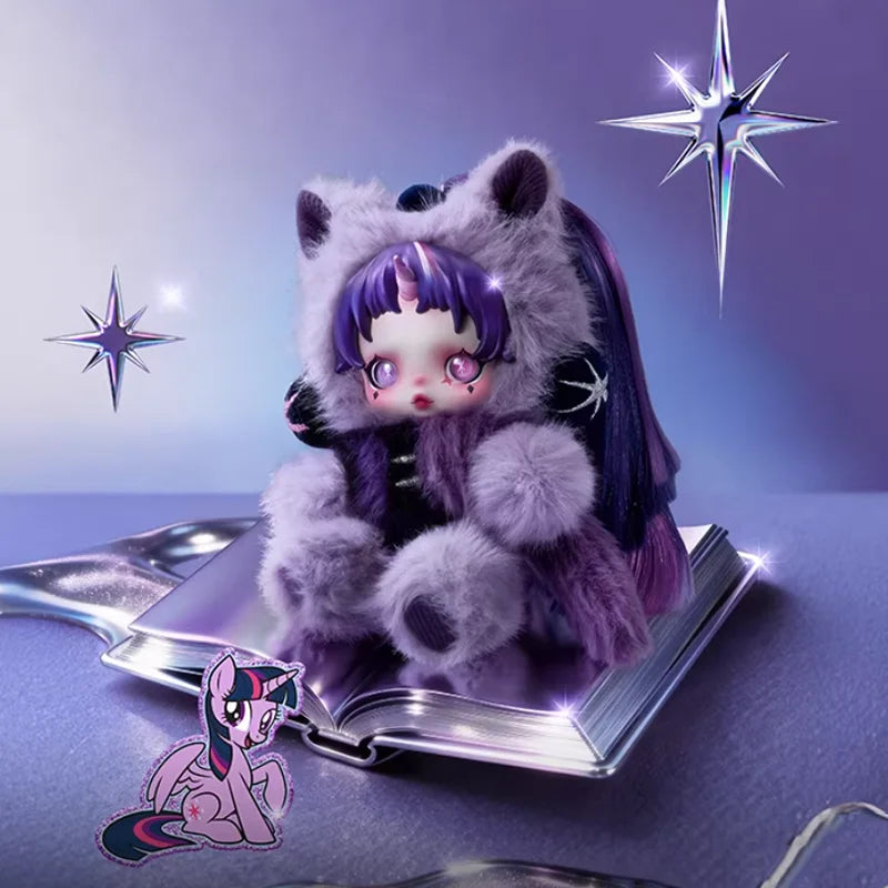 Pop Mart Skullpanda x My Little Pony Blind Box Plush Pendant