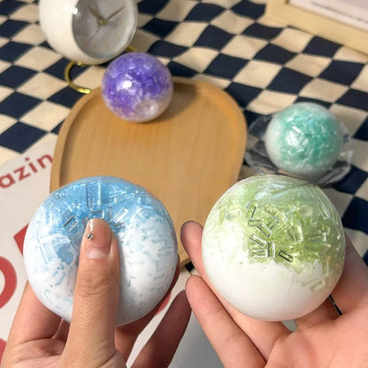 Crushed Ice Squishy Stress Ball Sensory Fidget Toy