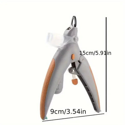 Pet Nail Clipper with LED Light & 5x Magnifier for Cats & Dogs