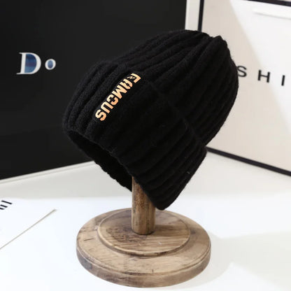 Knit Beanie Hat – Warm Winter Ear Protection Slouchy Cap