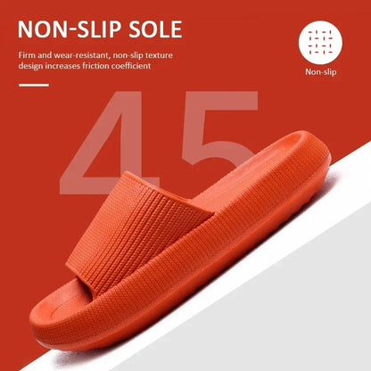 Cloud Slide Slippers – Thick EVA Sole Indoor Home Shoes