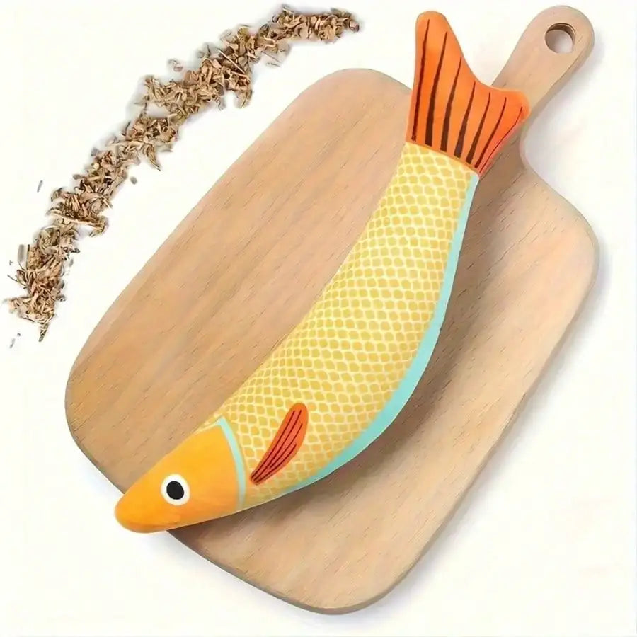 Realistic Fish Cat Toy – Sound-Producing Soft Plush Pet Toy