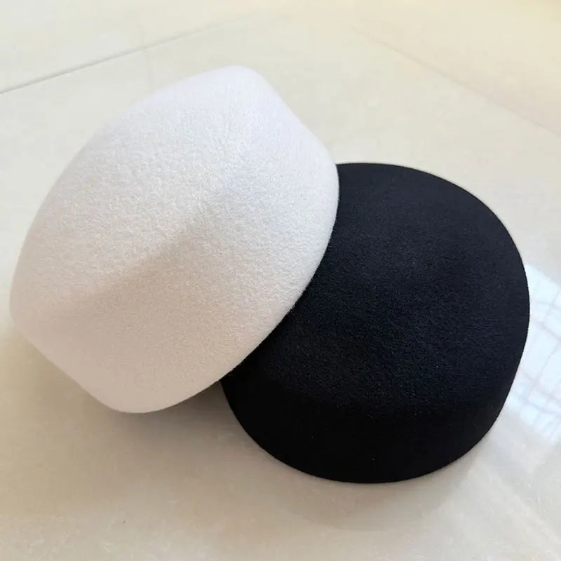Women's Wool Felt Beret Hat – Dome, Pillbox & Fascinator Styles