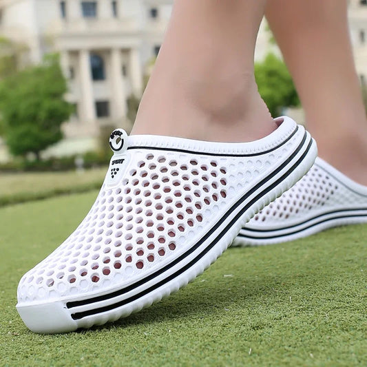 Hollow Out Beach Clogs – Unisex Non-Slip Garden Sandals Sizes 36-45