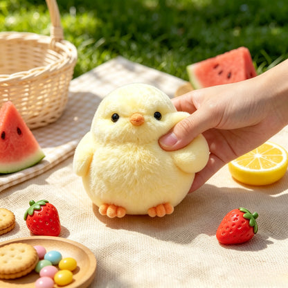 Fluffy Chick Squishy Toy – Soft Stress Relief Fidget
