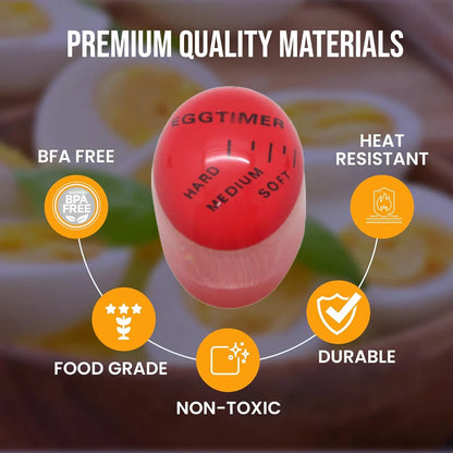 Color-Changing Egg Timer – Soft, Medium & Hard Boiled Indicator
