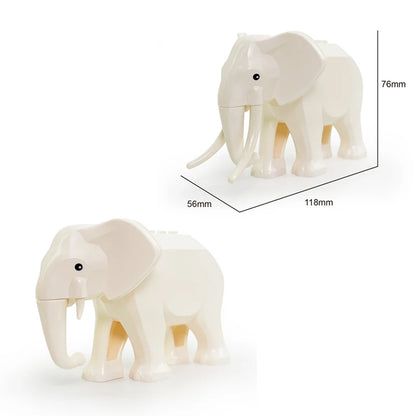 Animal Building Block Mini Figures – MOC Zoo & Farm Creatures Set for Kids