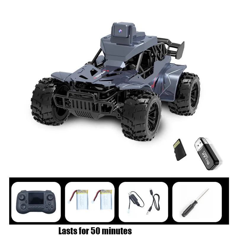 FPV RC Car with Camera & LCD Remote – 2.4G Off-Road Toy for Kids & Adults