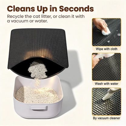 Cat Litter Mat – Double Layer Waterproof Non-Slip Trapping Pad
