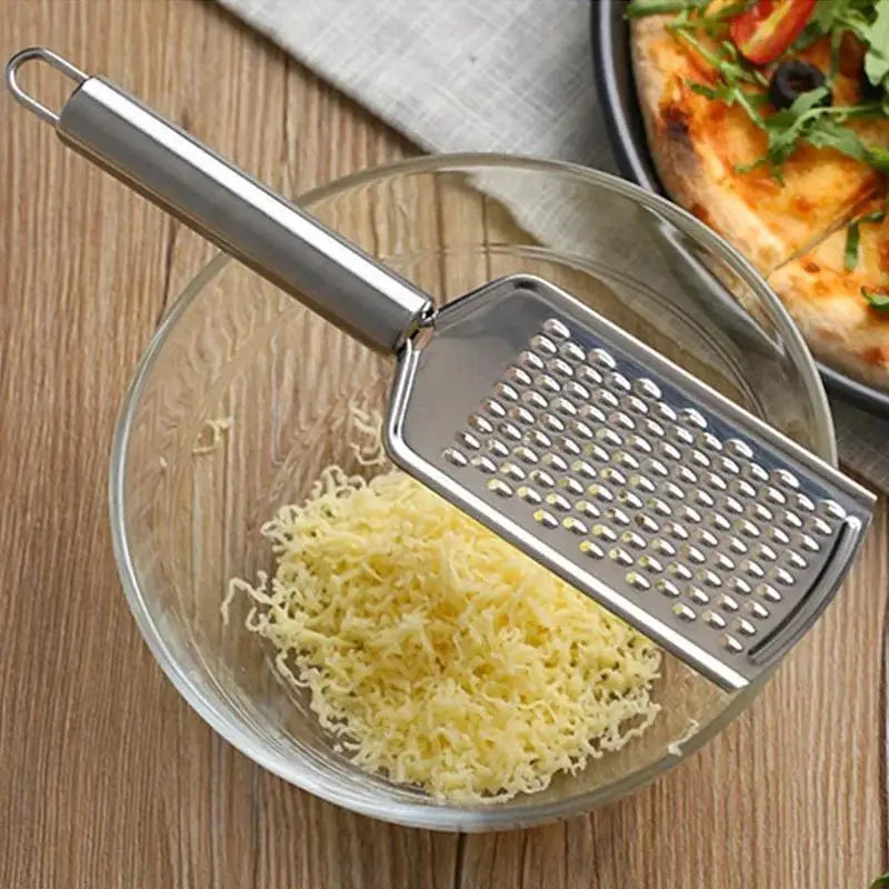 Stainless Steel Handheld Cheese Grater – Multi-Purpose Kitchen Food Grater
