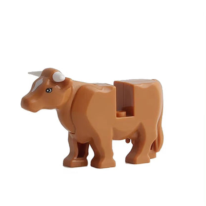 Animal Building Block Mini Figures – MOC Zoo & Farm Creatures Set for Kids