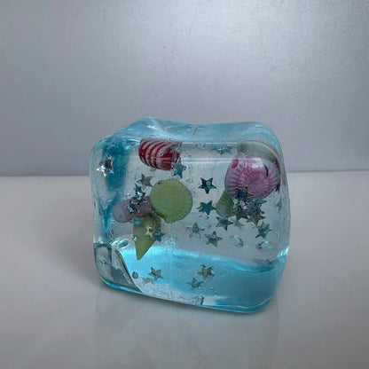 Ocean Block Stress Ball Fidget Toy – Squishy Sensory Relief