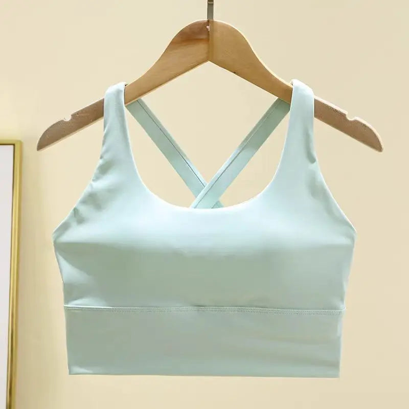 High-Impact Push-Up Sports Bra with Fixed Pads