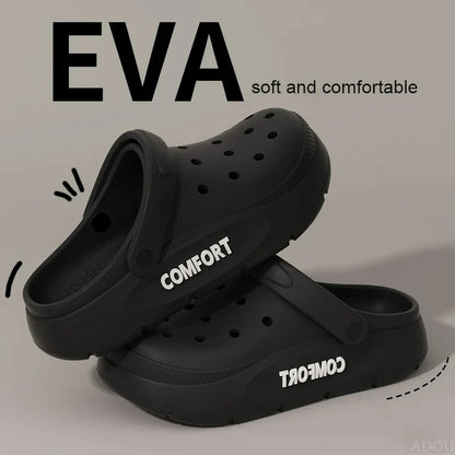 Comfort Clogs – Anti-Slip Hollow Thick-Sole Sandals for Women & Men