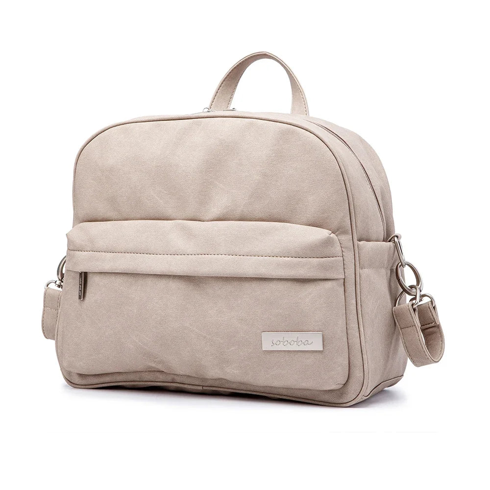 Soboba Waterproof Diaper Backpack – Stylish Multi-Function Nappy Changing Bag