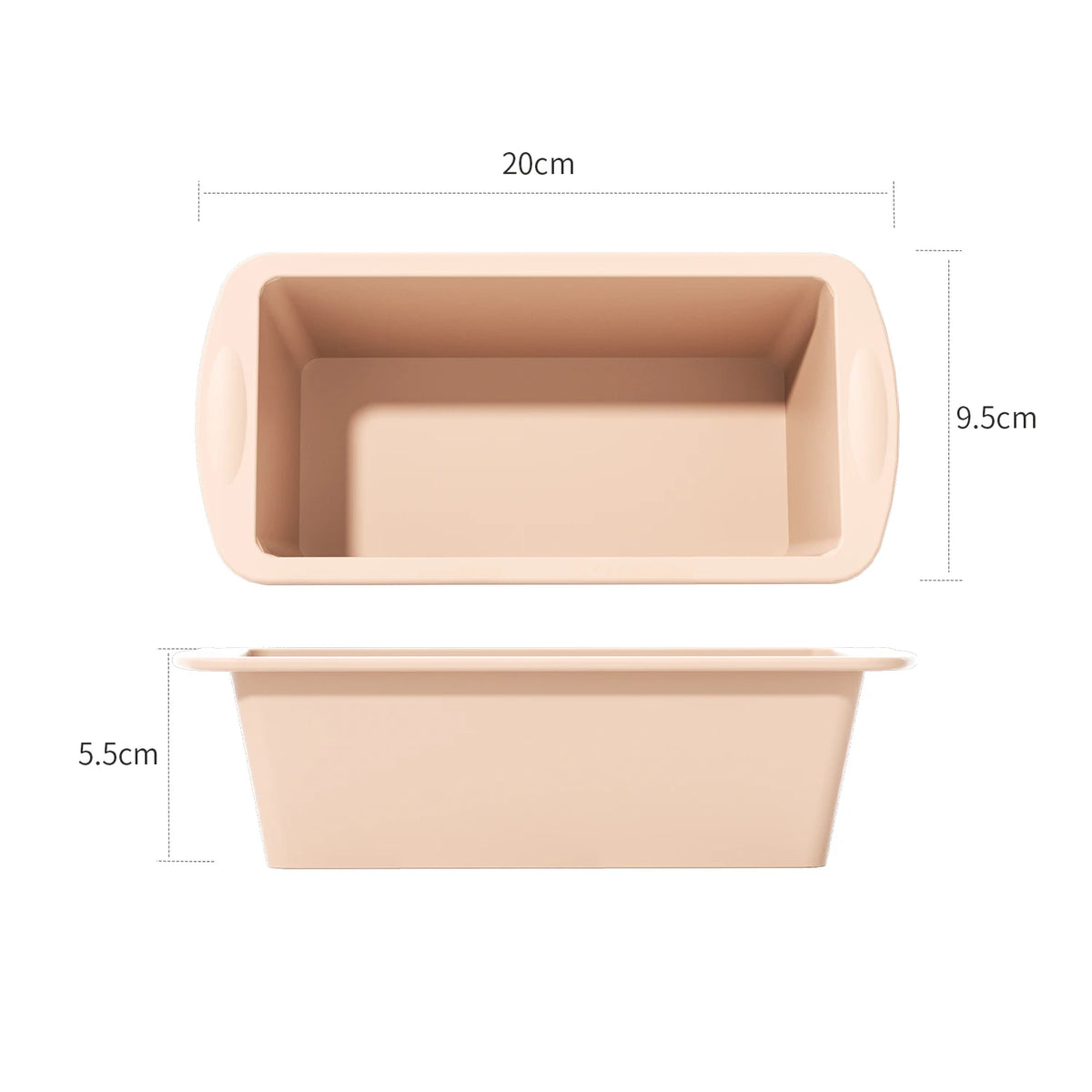 Silicone Loaf Pan Nonstick Rectangle Bread & Cake Baking Mold