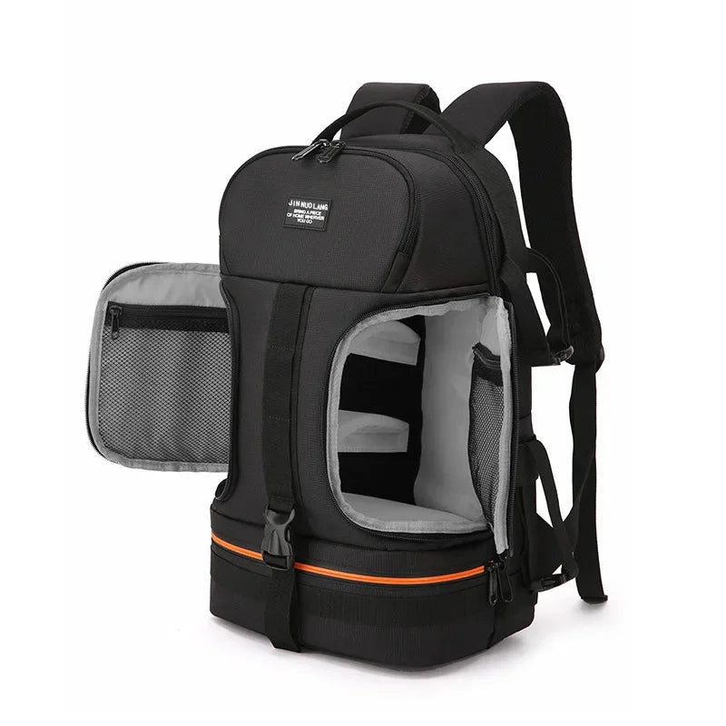 DSLR Camera Backpack – Waterproof Large Capacity with 15.6" Laptop Compartment