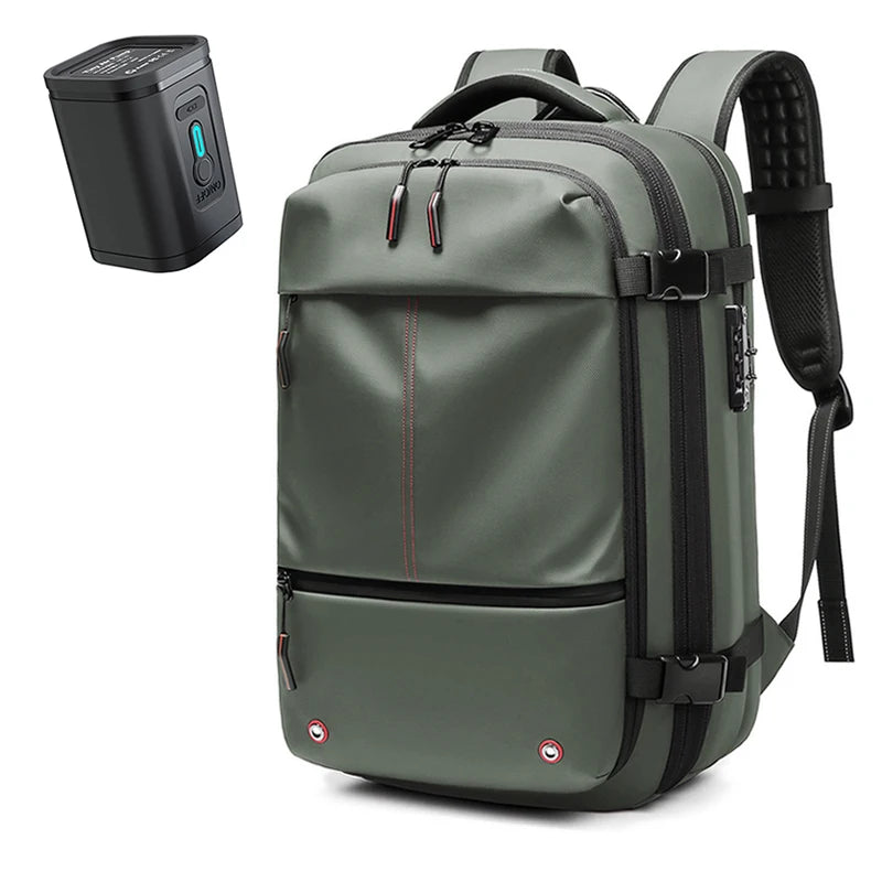17-Inch Laptop Backpack for Men – Expandable Travel & Business Bag