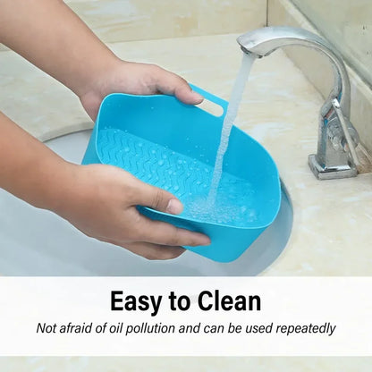 Silicone Air Fryer Liner – Reusable Rectangle Basket Insert