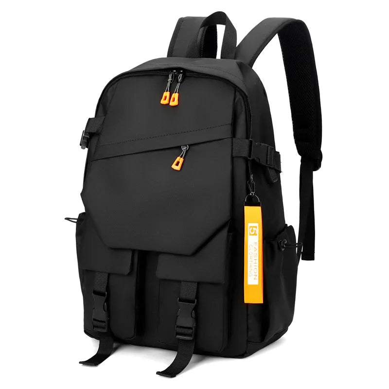 Waterproof Men's Backpack – Large Capacity Streetwear Rucksack