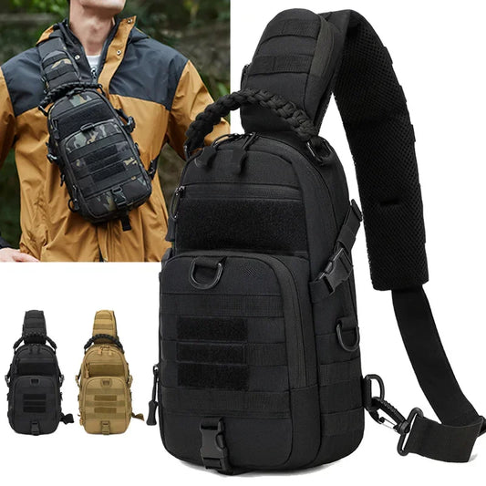 Tactical Chest Bag for Men – Outdoor Sling Shoulder Pack