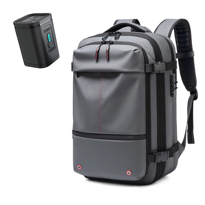 17-Inch Laptop Backpack for Men – Expandable Travel & Business Bag