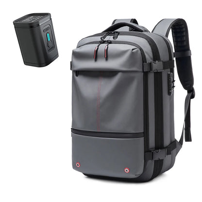 17-Inch Laptop Backpack for Men – Expandable Travel & Business Bag