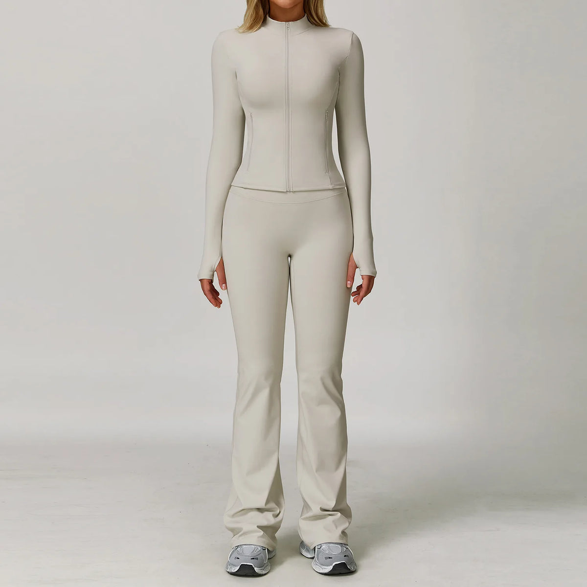 Women's Yoga Set 2-3 Piece Workout Tracksuit with Sports Bra