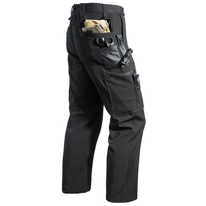 Men's Fleece Softshell Cargo Pants – Tactical Hiking Trousers