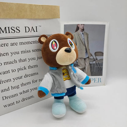 Graduation Bear Plush Toy – Kawaii Dropout Teddy Stuffed Doll 26cm