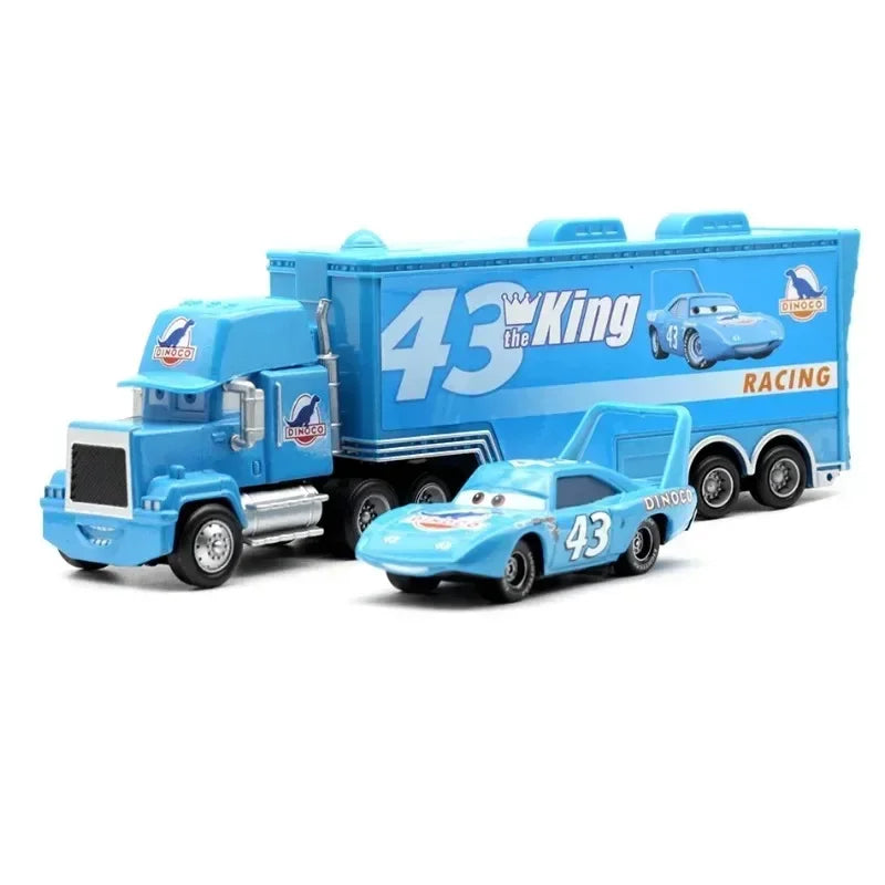Pixar Cars Lightning McQueen and Uncle Mike Truck Set
