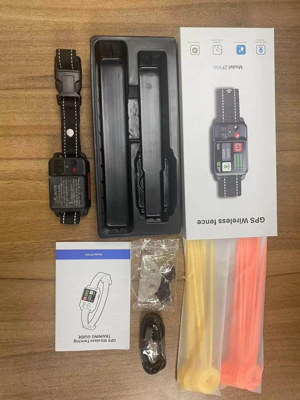 GPS Wireless Dog Fence Containment System – Waterproof Outdoor Anti-Loss (ZF500)