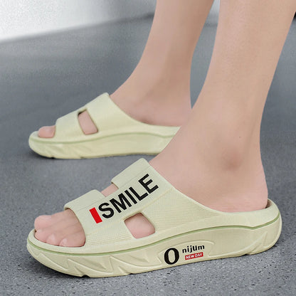Men's Massage Slide Sandals – Soft Sole Indoor Outdoor Slippers