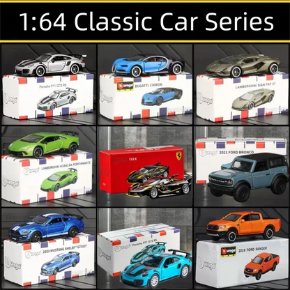 1:64 Diecast Car Model – Bburago Collectible Alloy Vehicle Toy