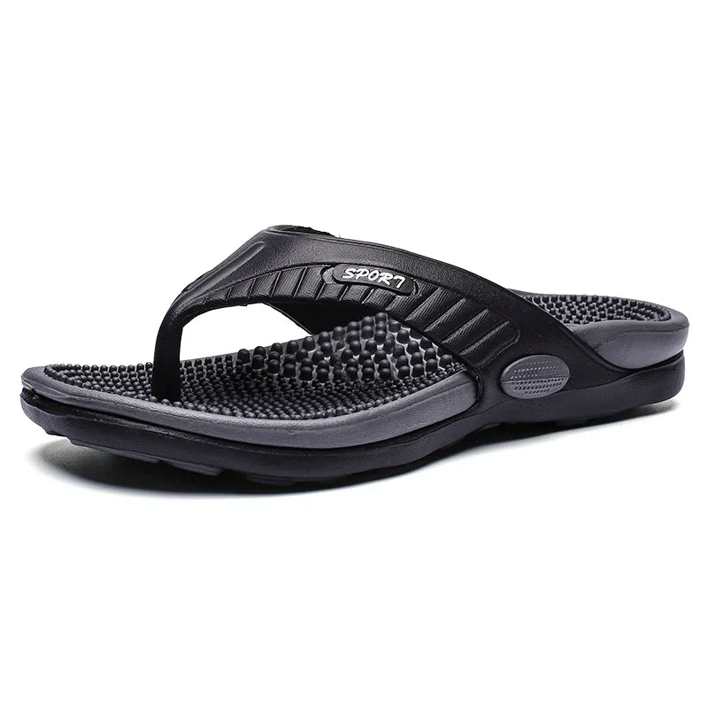 Men's Massage Flip Flops – Acupressure Beach Sandals