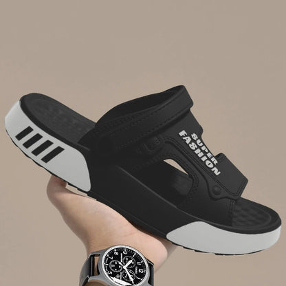 Men's Platform Slides Sandals – EVA Soft Sole, Indoor & Outdoor