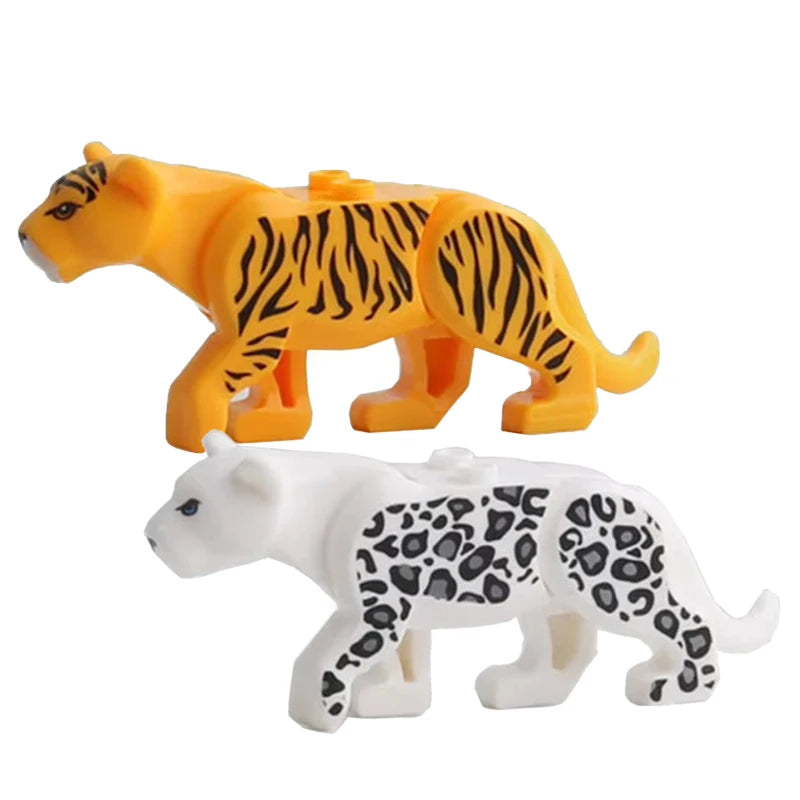 Animal Building Block Mini Figures – MOC Zoo & Farm Creatures Set for Kids