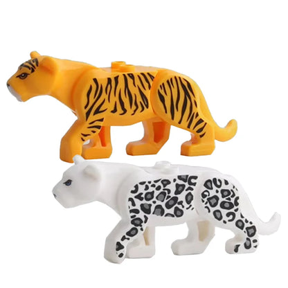 Animal Building Block Mini Figures – MOC Zoo & Farm Creatures Set for Kids