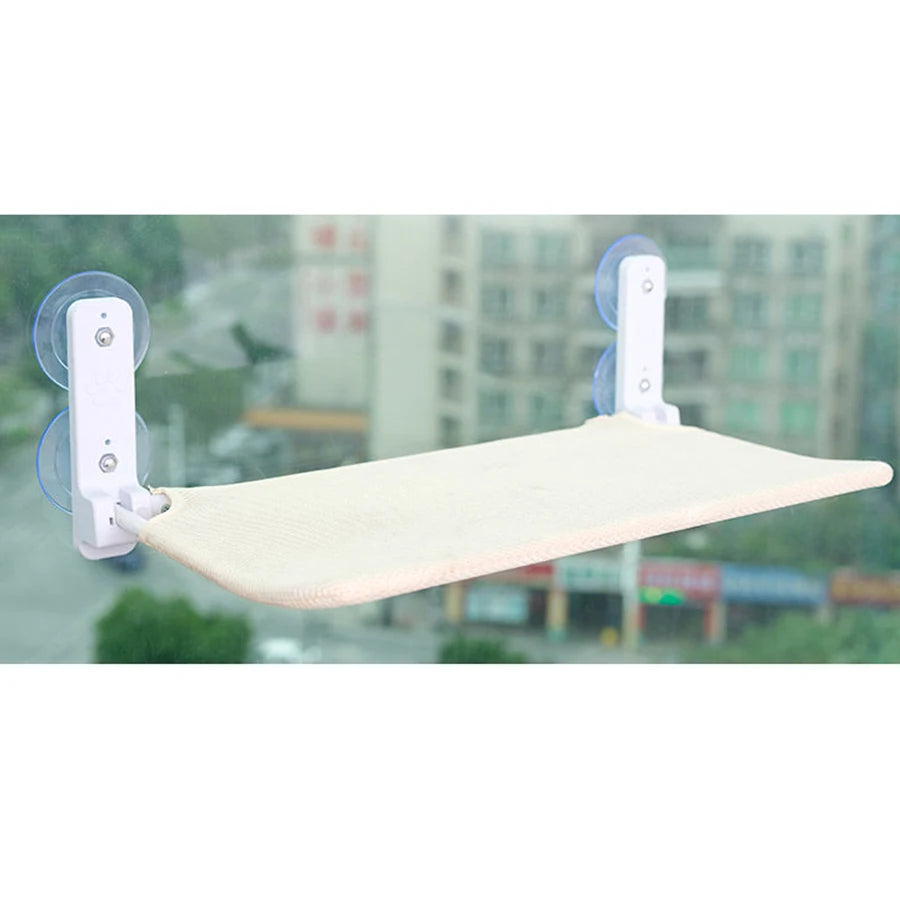Cat Window Hammock with Suction Cups – Foldable Perch