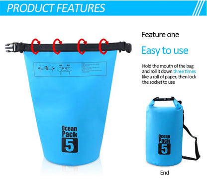 Waterproof Dry Bag PVC Ocean Pack 2L 5L 10L 20L 30L