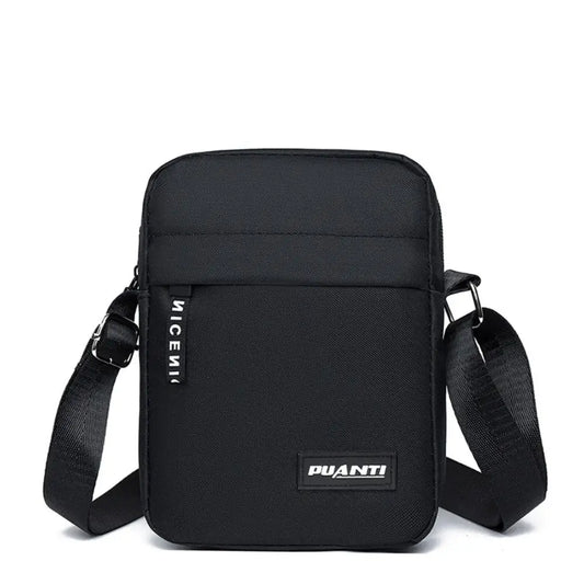 Men's Crossbody Shoulder Bag – Compact Nylon Messenger Bag