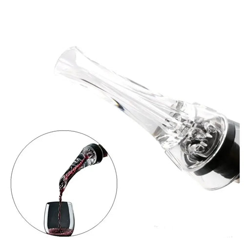 Red Wine Aerator Pourer – Acrylic Bottle Decanter Spout