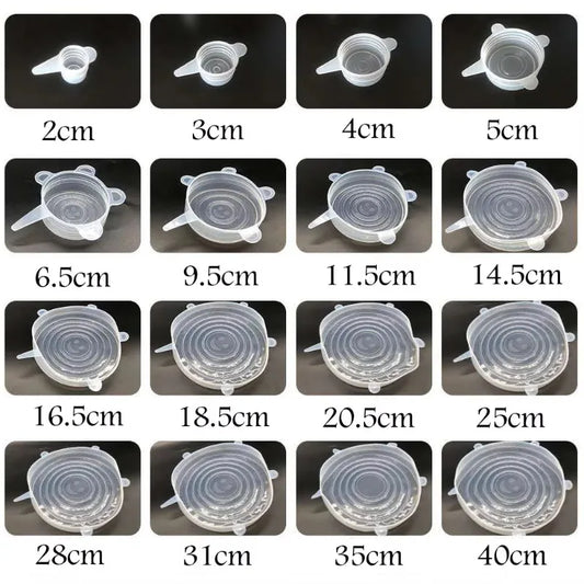 Silicone Stretch Lids – Universal Food Cover for Bowls, Pots & Pans