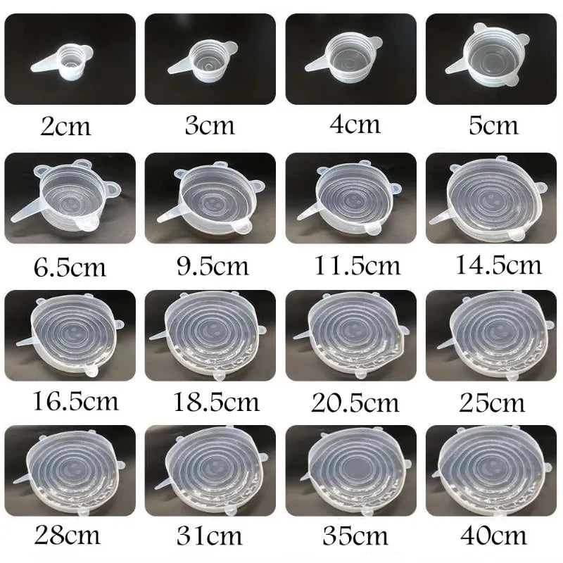 Silicone Stretch Lids – Universal Food Cover for Bowls & Pots