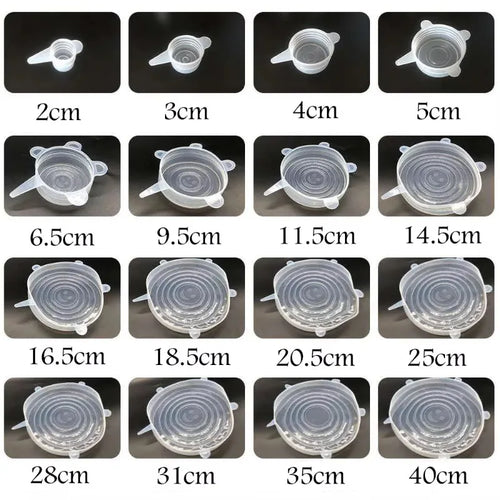 Silicone Stretch Lids – Universal Food Cover for Bowls & Pots