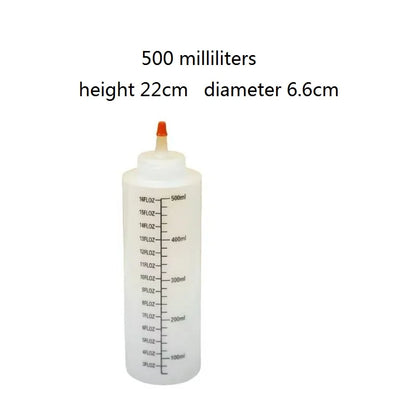 Squeeze Bottles with Measurement Markings – Sauce & Salad Dressing Dispenser